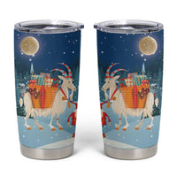 Sweden christmas Tumbler Cup Scandinavian Tomte and Yule Goat Christmas - Wonder Print Shop