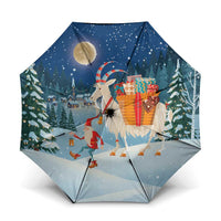 Sweden christmas Umbrella Scandinavian Tomte and Yule Goat Christmas - Wonder Print Shop
