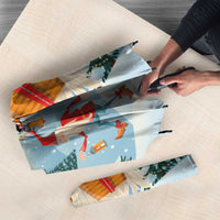 Sweden christmas Umbrella Scandinavian Tomte and Yule Goat Christmas - Wonder Print Shop