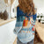 Sweden christmas Women Casual Shirt Scandinavian Tomte and Yule Goat Christmas - Wonder Print Shop