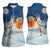 Sweden christmas Women Sleeveless Polo Shirt Scandinavian Tomte and Yule Goat Christmas - Wonder Print Shop