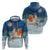 Sweden christmas Zip Hoodie Scandinavian Tomte and Yule Goat Christmas - Wonder Print Shop