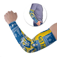 Sweden Christmas Personalized Arm Sleeves Dala Horse God Jul - Wonder Print Shop