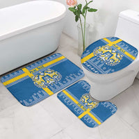 Sweden Christmas Personalized Bathroom Set Dala Horse God Jul - Wonder Print Shop