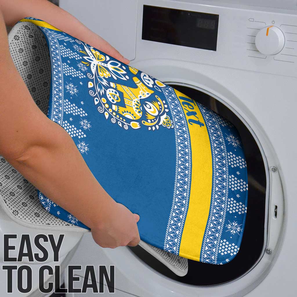 Sweden Christmas Personalized Bathroom Set Dala Horse God Jul - Wonder Print Shop