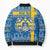 Sweden Christmas Personalized Bomber Puffer Jacket Dala Horse God Jul - Wonder Print Shop