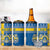 Sweden Christmas Personalized 4 in 1 Can Cooler Tumbler Dala Horse God Jul - Wonder Print Shop