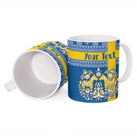 Sweden Christmas Personalized Ceramic Mug Dala Horse God Jul - Wonder Print Shop
