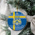 Sweden Christmas Personalized Ceramic Ornament Dala Horse God Jul - Wonder Print Shop