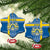 Sweden Christmas Personalized Ceramic Ornament Dala Horse God Jul - Wonder Print Shop