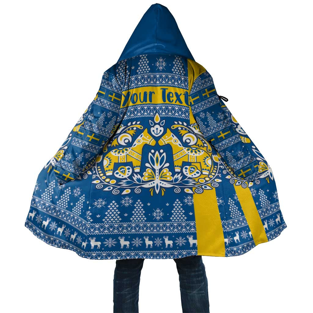 Sweden Christmas Personalized Cloak Dala Horse God Jul - Wonder Print Shop