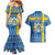 Sweden Christmas Personalized Couples Matching Mermaid Dress and Hawaiian Shirt Dala Horse God Jul - Wonder Print Shop
