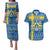Sweden Christmas Personalized Couples Matching Puletasi and Hawaiian Shirt Dala Horse God Jul - Wonder Print Shop