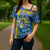Sweden Christmas Personalized Cross Shoulder Shirt Dala Horse God Jul - Wonder Print Shop