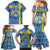 Sweden Christmas Personalized Family Matching Mermaid Dress and Hawaiian Shirt Dala Horse God Jul - Wonder Print Shop