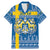 Sweden Christmas Personalized Family Matching Mermaid Dress and Hawaiian Shirt Dala Horse God Jul - Wonder Print Shop