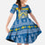 Sweden Christmas Personalized Family Matching Off Shoulder Maxi Dress and Hawaiian Shirt Dala Horse God Jul - Wonder Print Shop