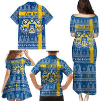 Sweden Christmas Personalized Family Matching Puletasi and Hawaiian Shirt Dala Horse God Jul - Wonder Print Shop