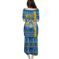 Sweden Christmas Personalized Family Matching Puletasi and Hawaiian Shirt Dala Horse God Jul - Wonder Print Shop