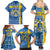 Sweden Christmas Personalized Family Matching Summer Maxi Dress and Hawaiian Shirt Dala Horse God Jul - Wonder Print Shop
