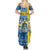 Sweden Christmas Personalized Family Matching Summer Maxi Dress and Hawaiian Shirt Dala Horse God Jul - Wonder Print Shop