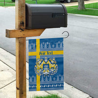 Sweden Christmas Personalized Garden Flag Dala Horse God Jul - Wonder Print Shop