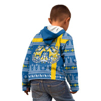 Sweden Christmas Personalized Kid Hoodie Dala Horse God Jul - Wonder Print Shop