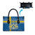 Sweden Christmas Personalized Leather Bag Dala Horse God Jul - Wonder Print Shop