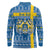 Sweden Christmas Personalized Long Sleeve Polo Shirt Dala Horse God Jul - Wonder Print Shop