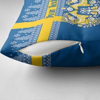 Sweden Christmas Personalized Pillow Cover Dala Horse God Jul - Wonder Print Shop