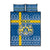Sweden Christmas Personalized Quilt Bed Set Dala Horse God Jul - Wonder Print Shop