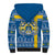 Sweden Christmas Personalized Sherpa Hoodie Dala Horse God Jul - Wonder Print Shop
