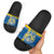 Sweden Christmas Personalized Slide Sandals Dala Horse God Jul - Wonder Print Shop