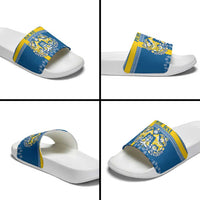 Sweden Christmas Personalized Slide Sandals Dala Horse God Jul - Wonder Print Shop