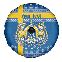 Sweden Christmas Personalized Spare Tire Cover Dala Horse God Jul - Wonder Print Shop