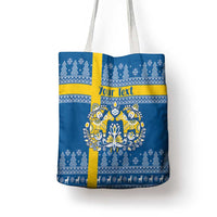 Sweden Christmas Personalized Tote Bag Dala Horse God Jul - Wonder Print Shop