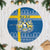 Sweden Christmas Personalized Tree Skirt Dala Horse God Jul - Wonder Print Shop