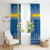 Sweden Christmas Personalized Window Curtain Dala Horse God Jul - Wonder Print Shop