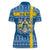 Sweden Christmas Personalized Women Polo Shirt Dala Horse God Jul - Wonder Print Shop