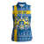 Sweden Christmas Personalized Women Sleeveless Polo Shirt Dala Horse God Jul - Wonder Print Shop