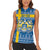 Sweden Christmas Personalized Women Sleeveless Polo Shirt Dala Horse God Jul - Wonder Print Shop