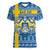 Sweden Christmas Personalized Women V-Neck T-Shirt Dala Horse God Jul - Wonder Print Shop