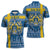 Sweden Christmas Personalized Zipper Polo Shirt Dala Horse God Jul - Wonder Print Shop