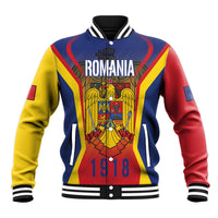Personalized Romania Unification Day Baseball Jacket Ziua Marii Uniri Since 1918 Dynamic Style - Wonder Print Shop