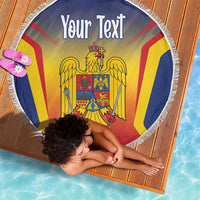 Personalized Romania Unification Day Beach Blanket Ziua Marii Uniri Since 1918 Dynamic Style - Wonder Print Shop