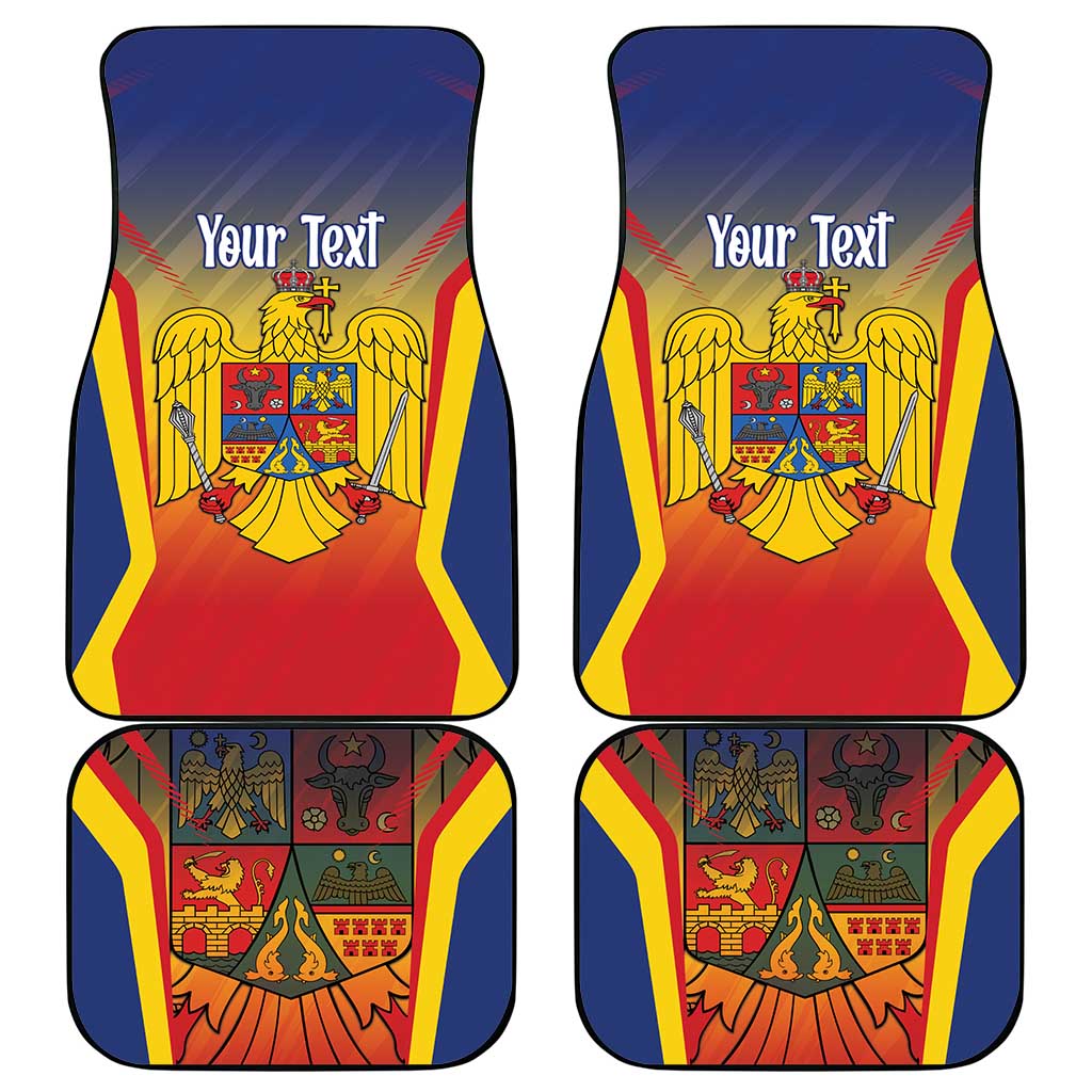 Personalized Romania Unification Day Car Mats Ziua Marii Uniri Since 1918 Dynamic Style - Wonder Print Shop