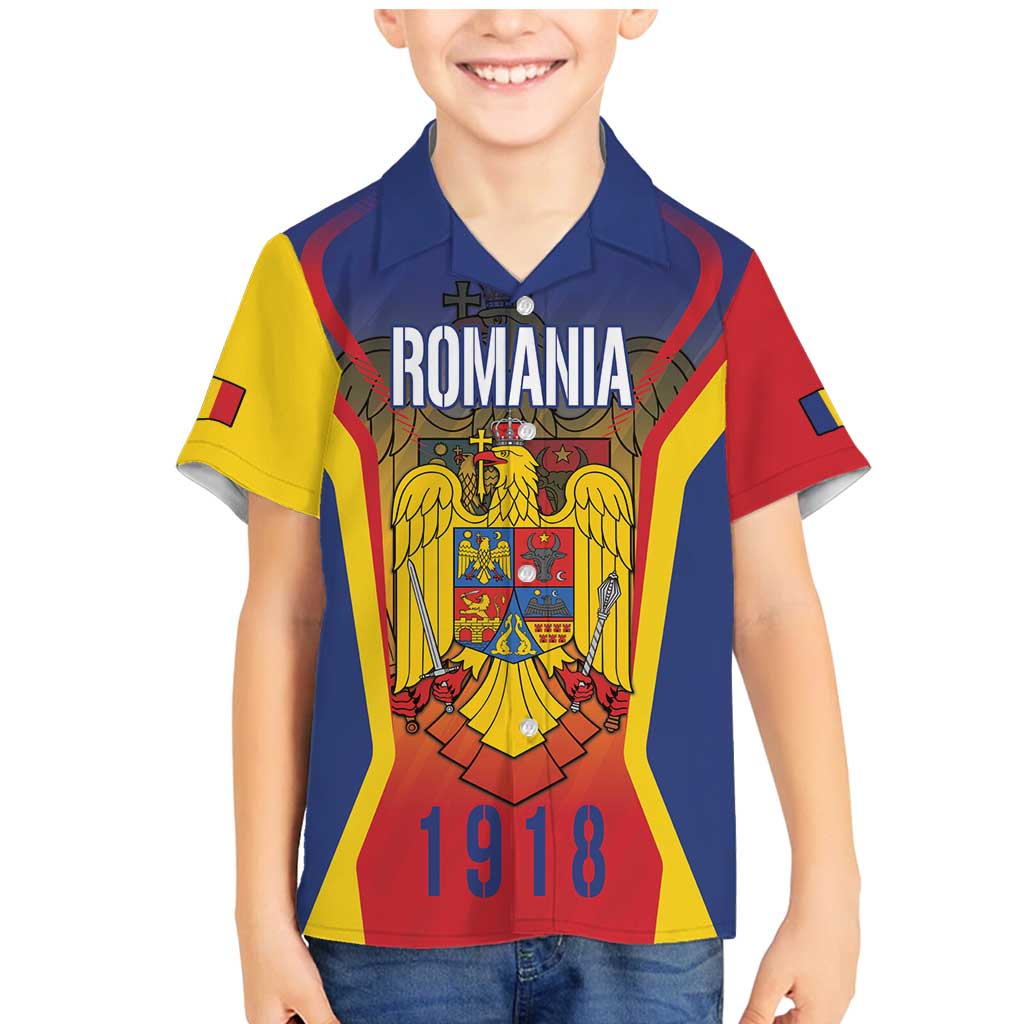 Personalized Romania Unification Day Family Matching Mermaid Dress and Hawaiian Shirt Ziua Marii Uniri Since 1918 Dynamic Style - Wonder Print Shop