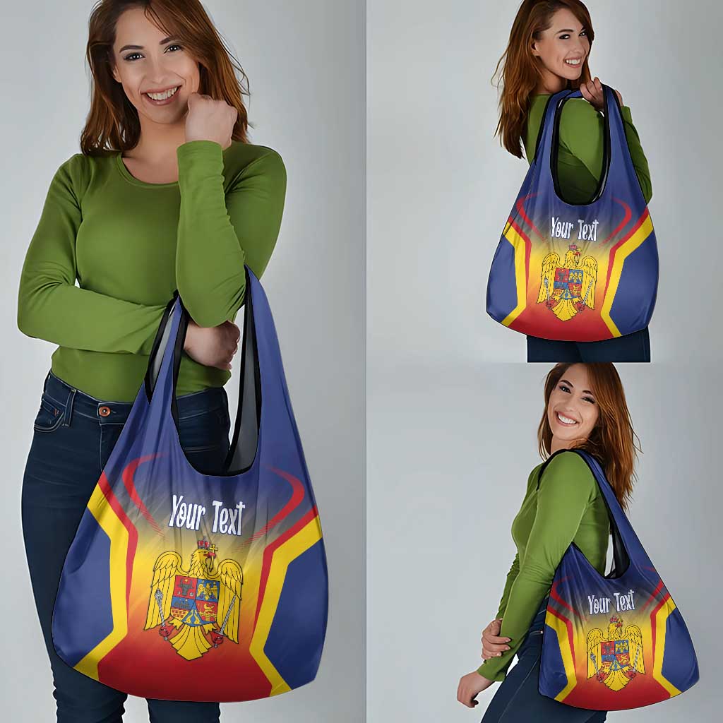 Personalized Romania Unification Day Grocery Bag Ziua Marii Uniri Since 1918 Dynamic Style