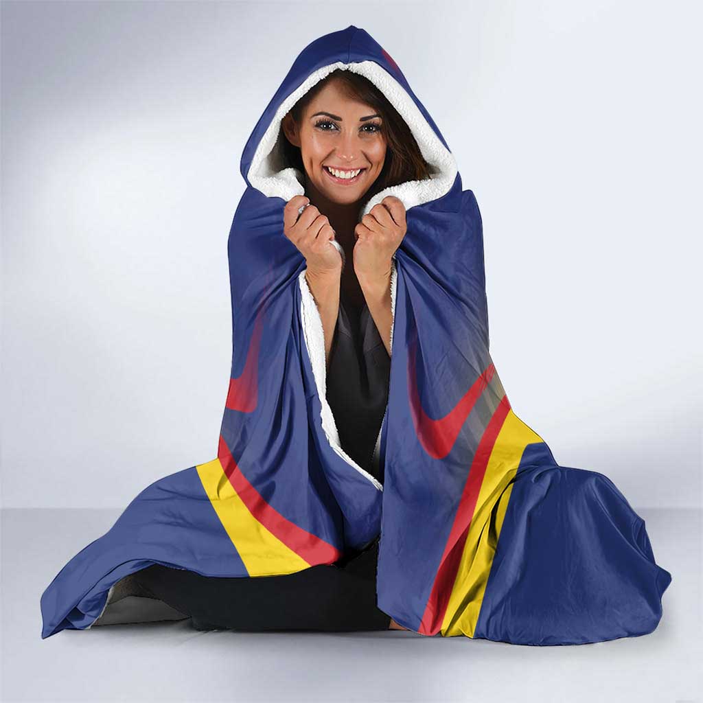 Personalized Romania Unification Day Hooded Blanket Ziua Marii Uniri Since 1918 Dynamic Style