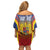Personalized Romania Unification Day Off Shoulder Short Dress Ziua Marii Uniri Since 1918 Dynamic Style - Wonder Print Shop